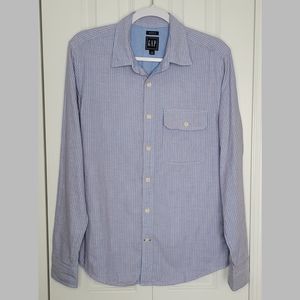 Gap Untucked Fit Button Down Shirt Size Small
